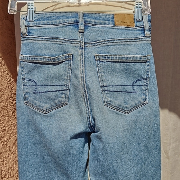 American Eagle stretch mom jeans size 00 regular - Picture 9 of 17